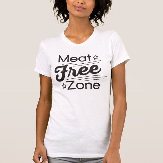 Le T-shirt des femmes de zone franche de viande (Devant)