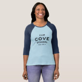 Le T-shirt des femmes d'école de crique (Devant entier)