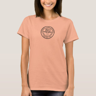 Le T-shirt des femmes d'école de pelouse de ceris