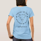 Le T-shirt des femmes du Texas de yoga de chèvre (Dos)