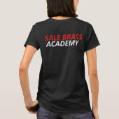Le T-shirt des femmes en laiton d'académie de (Dos)