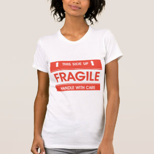 Le T-shirt des femmes fragiles de signe