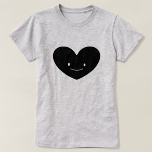 Le T-shirt des femmes heureuses de coeur