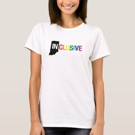 Le T-shirt des femmes incluses de l'Indiana | (Devant)