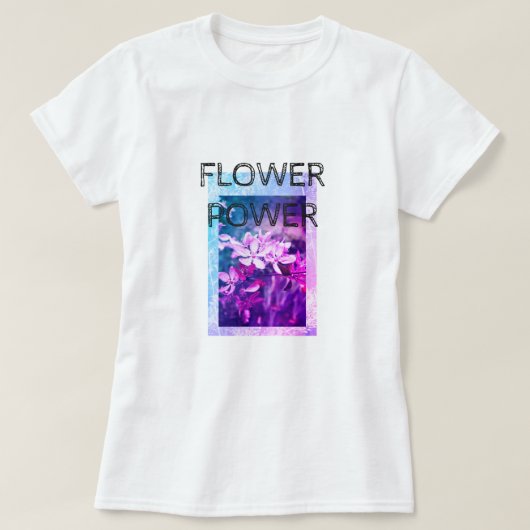 Le T-shirt des femmes personnalisables de flower (Design devant)