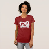 Le T-shirt des femmes - rouge (Devant entier)