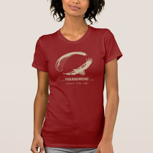 Le T-shirt des femmes - rouge (Devant)
