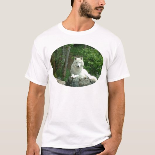 Le T-shirt des hommes arctiques de loup (Devant)