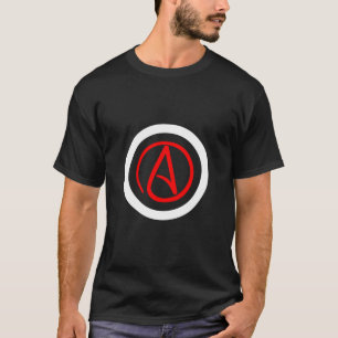 Le T-shirt des hommes athées de logo