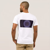 Le T-shirt des hommes Avant-De retour de fractale (Dos entier)