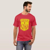 Le T-shirt des hommes communistes d'emblème de (Devant entier)