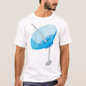 Le T-shirt des hommes d'antenne parabolique (Devant)