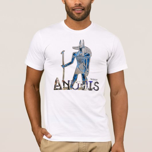 Le T-shirt des hommes d'Anubis 3D (Devant)