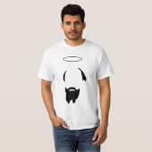 Le T-shirt des hommes de barbe de Francis de saint (Devant entier)