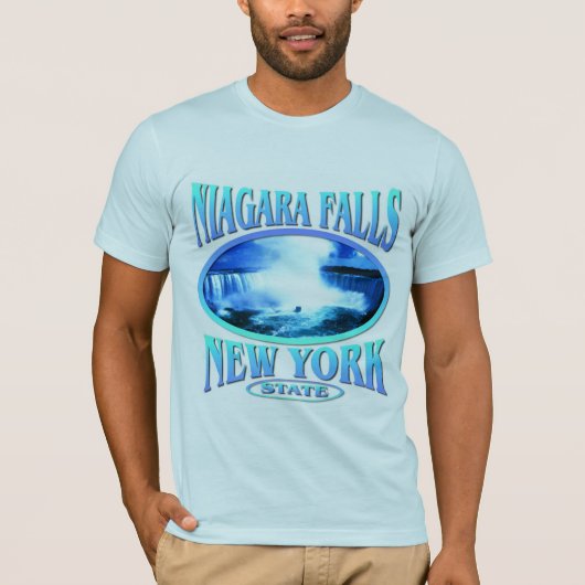 Le T-shirt des hommes de chutes du Niagara (Devant)