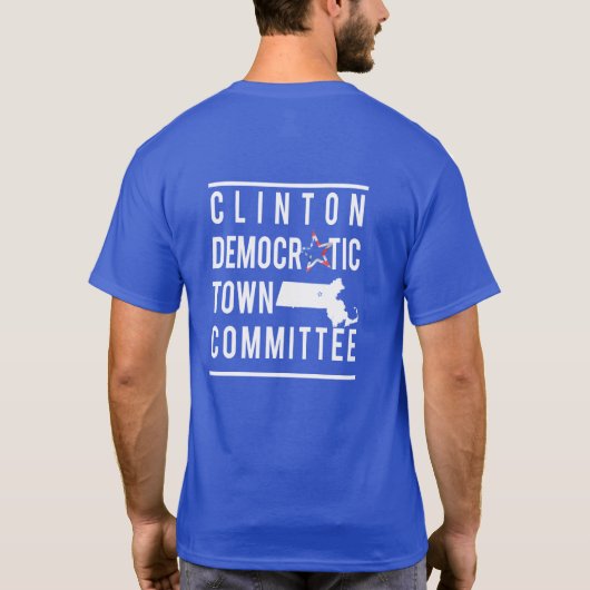 Le T-shirt des hommes de Clinton DTC - option 1 (Dos)