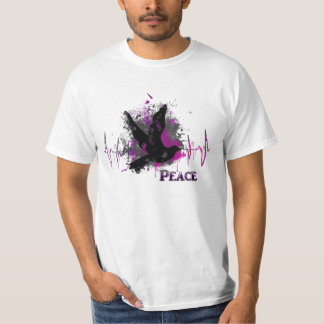 Le T-shirt des hommes de colombe de paix