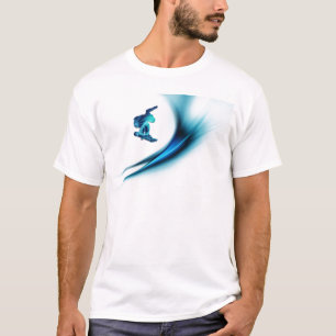 Le T-shirt des hommes de conception de surf des