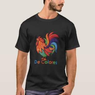 Le T-shirt des hommes de De Colores Rooster Gallo