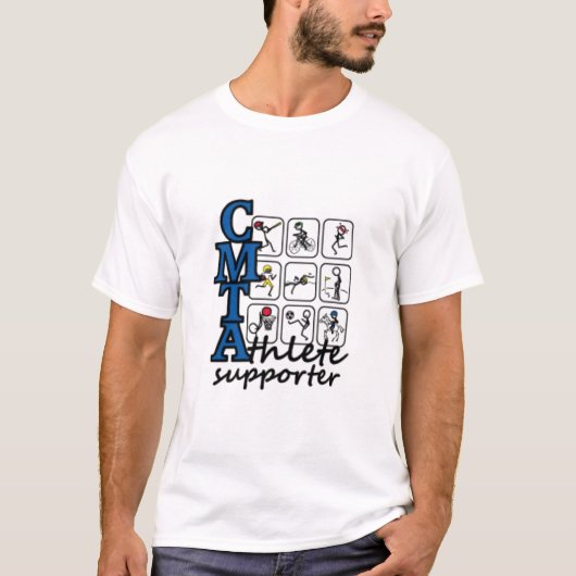 Le T-shirt des hommes de défenseur d'athlète de (Devant)