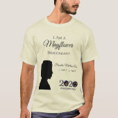 Le T-shirt des hommes de descendant de fleur (Devant)