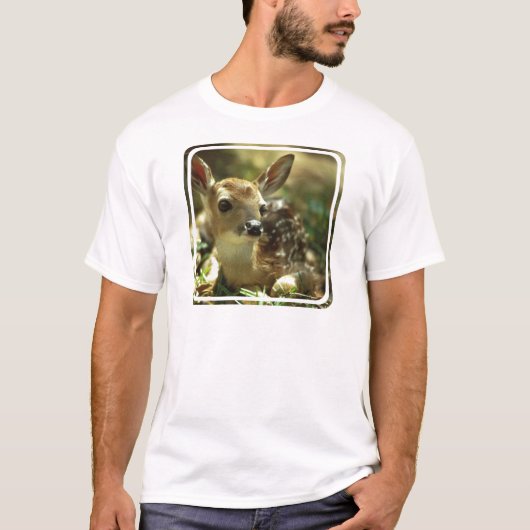 Le T-shirt des hommes de faon (Devant)