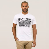 Le T-shirt des hommes de Flatirons Boulder le (Devant entier)