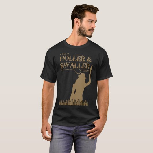 Le T-shirt des hommes de Holler et de Swaller (Devant entier)