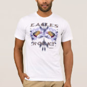 Le T-shirt des hommes de la roche II d'Eagles (Devant)