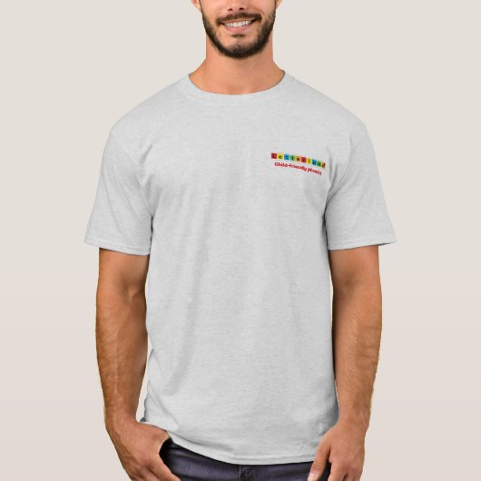 Le T-shirt des hommes de Letterland | (double (Devant)