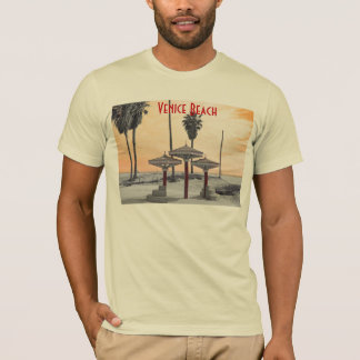 Le T-shirt des hommes de ll de plage de Venise