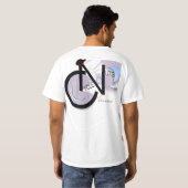 Le T-shirt des hommes de logo de CycleNuts (Dos entier)