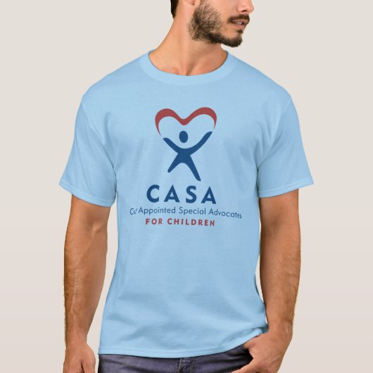 Le T-shirt des hommes de MAISON (bleu) (Devant)