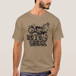 Le T-shirt des hommes de motocross
