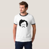 Le T-shirt des hommes de moustache de G K (Devant entier)