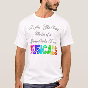 Le T-shirt des hommes de musicaux d'amours