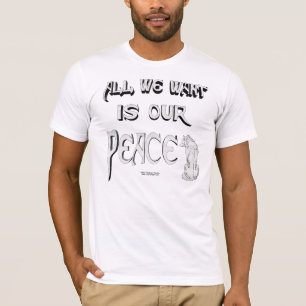 Le T-shirt des hommes de paix de loup