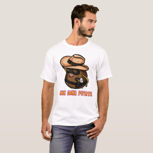 Le T-shirt des hommes de pomme de terre de coup de