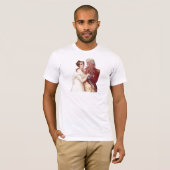 Le T-shirt des hommes de portrait de couverture de (Devant entier)