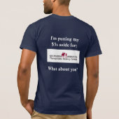 Le T-shirt des hommes de #putfiveaside (Dos)