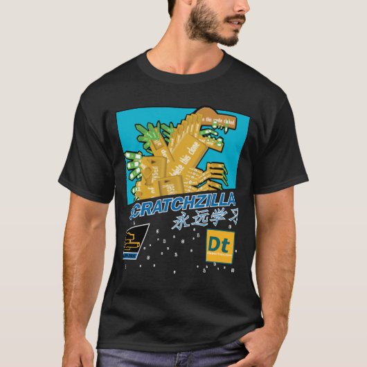 Le T-shirt des hommes de Scratchzilla (Devant)