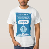 Le T-shirt des hommes de scrupule de Quantum (Devant)