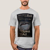 Le T-shirt des hommes de silence (Devant)