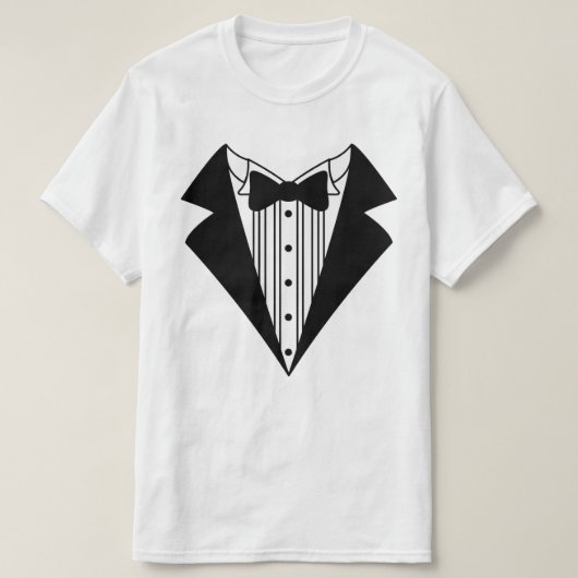 Le T-shirt des hommes de smoking (Design devant)