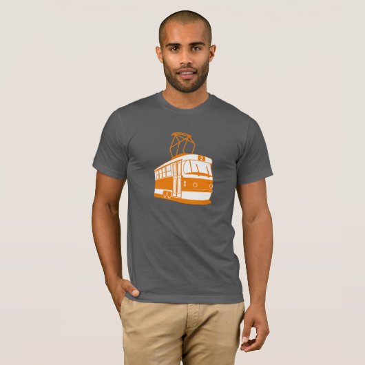Le T-shirt des hommes de tramway (Devant entier)