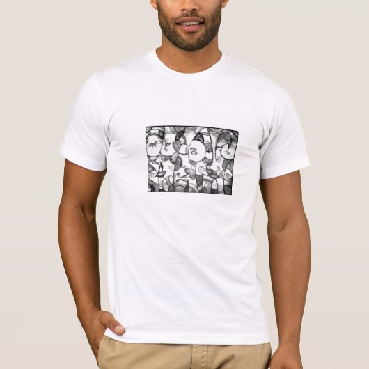 Le T-shirt des hommes de "Trident" (Devant)