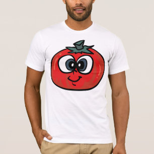 Le T-shirt des hommes de visage de tomate