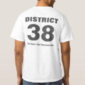 Le T-shirt des hommes de #VoteMikeWilliams (Dos)