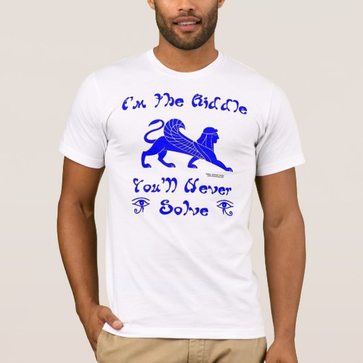 Le T-shirt des hommes d'énigme de sphinx (Devant)
