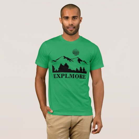 Le T-shirt des hommes d'EXPLMORE (Devant entier)